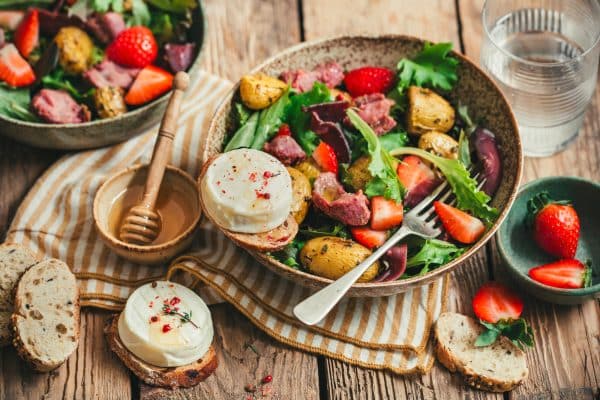 salade périgourdine au cabécou
